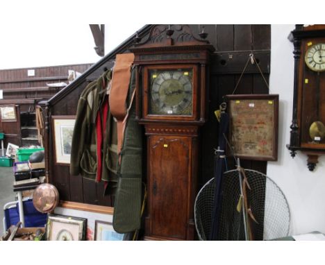 Oak cased Jackson Frodsham 8 day longcase clock