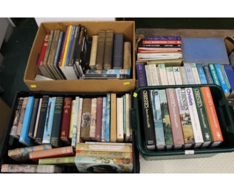 4 boxes of books, art and literature, etc., Writing Recollections by Whyte-Melville, From a Bird Lovers Diary by Arthur Astle