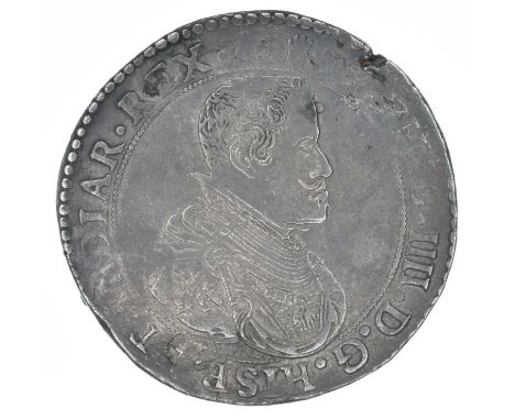 King Philip IV, Ducaton, 1639, Spanish Netherlands - Brabant, Antwerp mint, Draped and armoured bust of Philip IV with large 