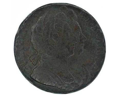 William and Mary, Halfpenny, 1694, Conjoined busts r. R. Britannia, copper, weight 11.7g, S.3452, gF.
