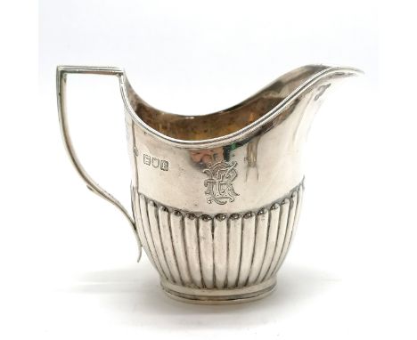 1901 silver milk jug by William Hutton &amp; Sons Ltd - 158g 