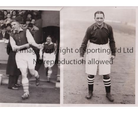 ARSENAL PRESS PHOTOS Thirteen original B/W portrait photos from 1930's, with eleven being 7" X 5" with Topical Press Agency s