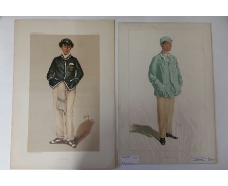 ROWING, prints from Vanity Fair supplement magazine, rowers, inc. the Light-Blue Stroke, Havvy 1901, C.U.B.C. 1900, a Good St
