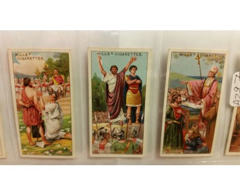 MIXED, Players &amp; Wills, inc. complete (16) &amp; part set, Historic Events, Physical Culture, First Aid, floral, railway,