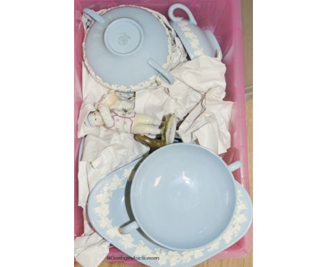   An extensive Wedgwood embossed Queensware tea and dinner service