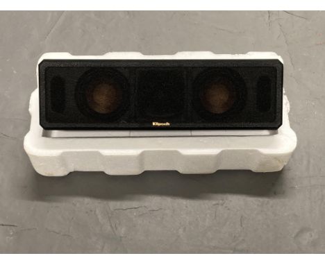 A klipsch - model RCSCEN audio speaker. 