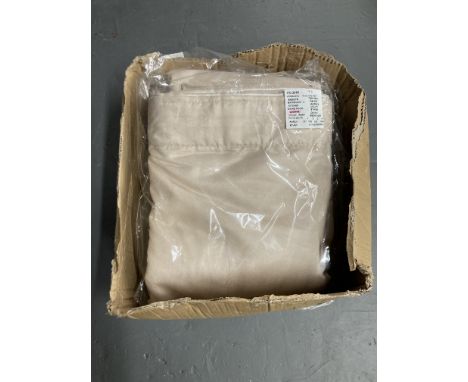 A box of various contemporary pairs of curtains 