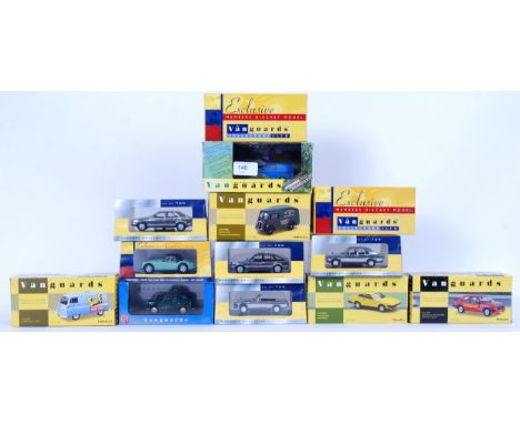 A good collection of assorted mostly Special, Exclusive or Limited Edition Vanguards 1:43 scale diecast model cars. Comprisin