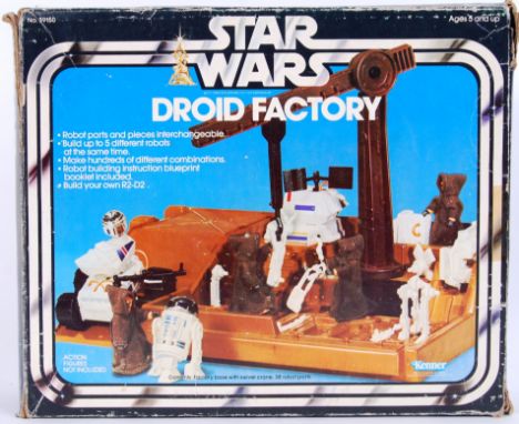 An original vintage Star Wars action figure playset ' Droid Factory ' - made by Kenner. Within the original box. With instruc
