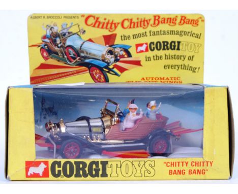 An original vintage Corgi Toys No. 266 Chitty Chitty Bang Bang boxed diecast model. Mint+ condition model, complete with all 