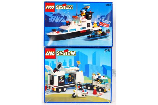 lego police boat 1990s