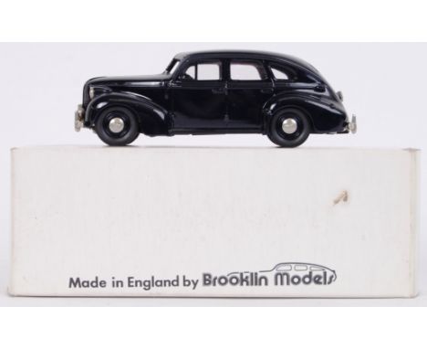 A Brooklin Models Precision Diecast 1:43 scale Rob Eddie Models No. 5X 1950 Volvo PV60 Police Dark Blue. Mint+ condition mode