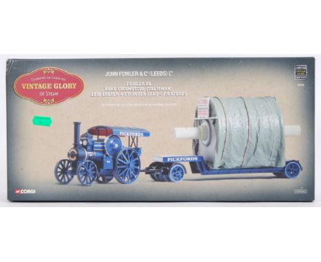 A Corgi Vintage Glory Of Steam diecast model set 80102 John Fowler &amp; Co, Leeds. Mint, within the original box, with certi
