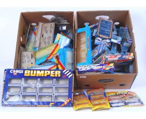 A large quantity (x2 boxes) of original vintage EMPTY Matchbox diecast model boxes. To include various series; Superfast, Con