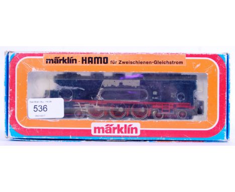 An original vintage Marklin HO gauge 8306 boxed railway trainset locomotive. Within the original box.