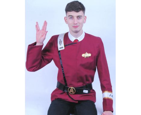 A good replica Star Trek costume / cosplay tunic. High quality replica tunic in two tone, with triangular button section to f