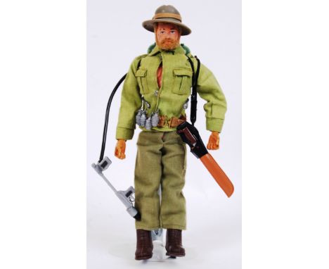 An original vintage Palitoy made ' Australian Jungle Fighter (?) &nbsp;' Action Man figure. Appears complete, with hat, flame