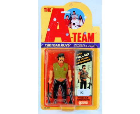 An original vintage Galoob made The A Team carded action figure ' Bad Guy Cobra.' The figure being mint, and never removed fr