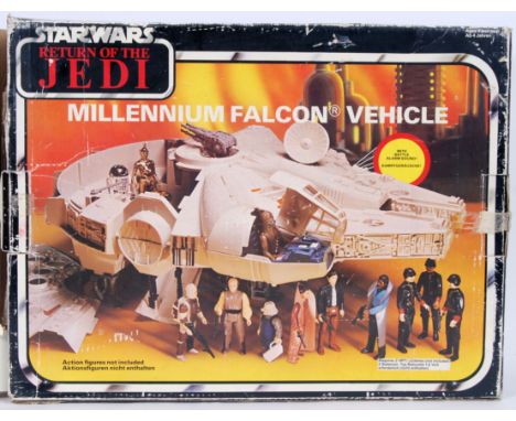 An original vintage Palitoy made Star Wars Millennium Falcon action figure playset. Within the original box - largely complet