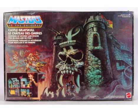 An original 1980's Mattel made Masters Of The Universe MOTU Castle Grayskull action figure playset. The castle appearing to b