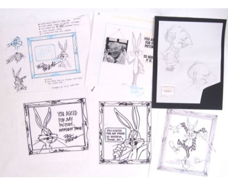 A rare and fascinating collection of original artwork by Friz Freleng, creator of Warner Bros ' Bugs Bunny ' cartoon characte