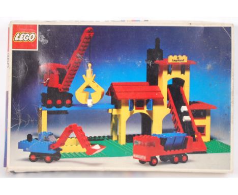 An original 1970's vintage Lego set No. 360 ' Gravel Quarry '. Presumed to be complete, and unchecked. Within the original bo