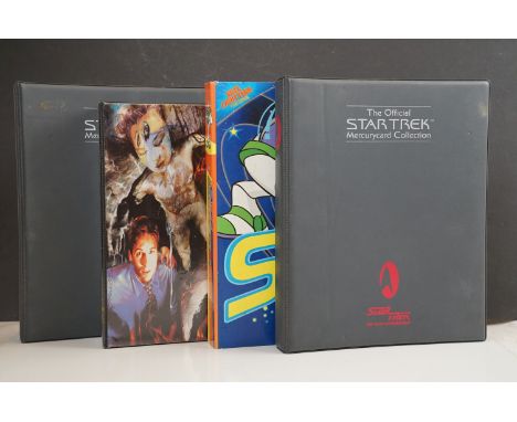 Trade Cards - Topps X file card collection within original file, a quantity of Magic The Gathering cards in Toy Story file, a