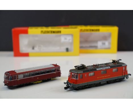 Two boxed Fleischmann OO / HO gauge locomotives to include 4344 &amp; 4405, both with paperwork 