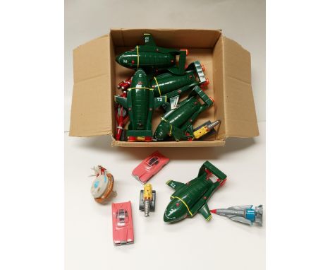 14 x Vivid Imagination Thunderbird Vehicles to include Thunderbird 1, 2 x Thunderbird 3, 4 x The Mole. Thunderbird 4, 2 x FAB
