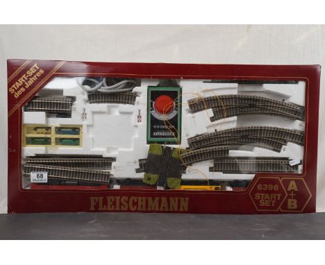 Boxed Fleischmann HO / OO gauge 6396 Start Set of the Year, appearing complete with locomotive, rolling stock and accessories