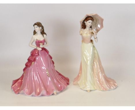 Two Coalport Lady figure to include Ladies of Fashion Vicky and Ruby Anniversary 