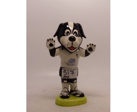Local interest Lorna Bailey Port Vale Mascot 'Boomer' K-9. 