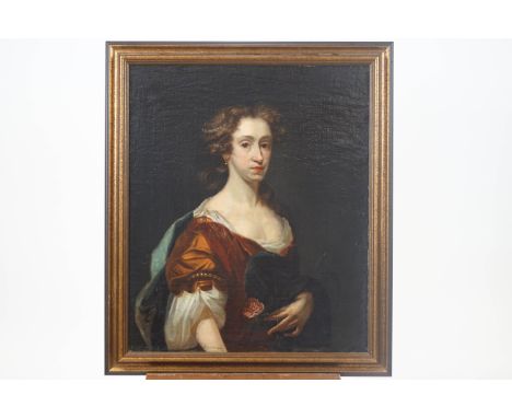English, early 18th century school, Portrait of a lady, oil on canvas, 75cm x 64cm