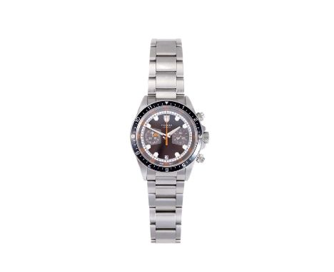 Tudor: A Stainless Steel Automatic Calendar Chronograph Wristwatch, signed Tudor, Geneve, model: Heritage Chrono, ref: 70330N