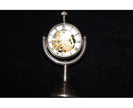 Chrome bubble clock