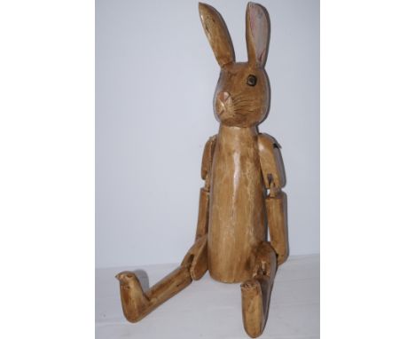 Large wooden shelf rabbit Length 70 cm