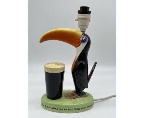 Carlton Ware Limited Guinness Toucan Lamp. 