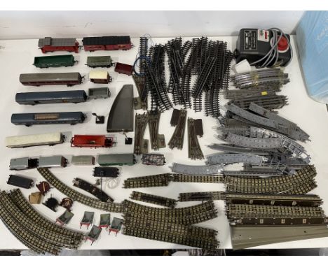 Collection of Vintage Trains and Train Tracks. 