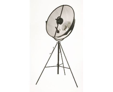 A floor lamp, after a design by Mariano Fortuny y Madrazo, 195cm high