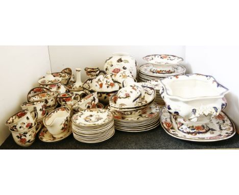 An extensive Masons tea/dinner service, (qty)