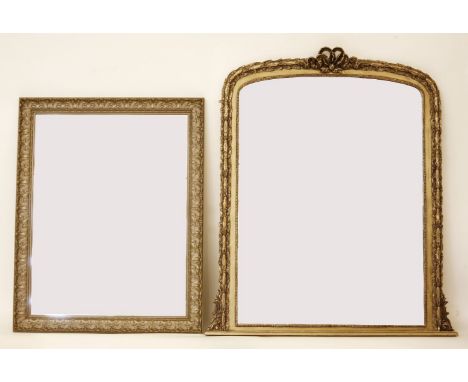 Two modern wall mirrors, 151 and 125cm high* This lot will be sold with VAT on the hammer price
