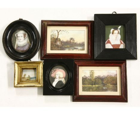 A collection of 19th and 20th century portrait miniatures