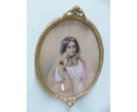 T A JONES AND OTHERS.   THREE VICTORIAN FAMILY PORTRAIT DRAWINGS, WATERCOLOURS, FRAMED.   39 x 29cms THE LARGEST.
