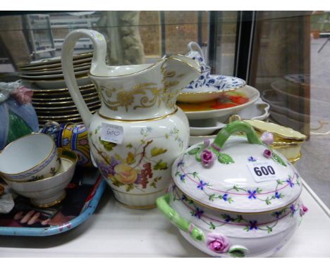 HEREND, SPODE, MIKASA, ROSENTHAL AND OTHER DECORATIVE CERAMICS AND TEA WARES.