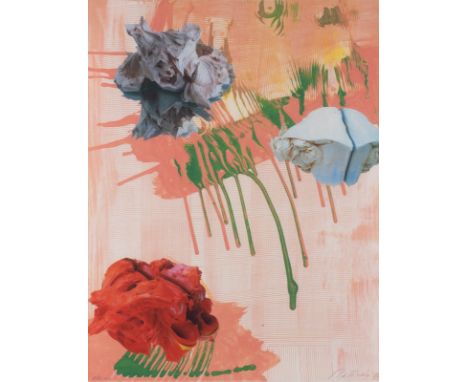 PIA FRIES1955 Beromünster (Schweiz), lebt in DüsseldorfOHNE TITEL (1999) Farboffsetlithografie auf Bütten. BM 65,5 x 50 cm (R