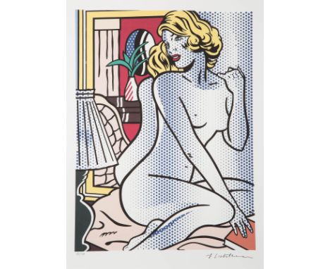 ROY LICHTENSTEIN (NACH)1923 New York - 1997 ebendaOHNE TITEL (SITTING NUDE) Farblithografie auf Arches. BM 71 x 57 cm (R. 83 