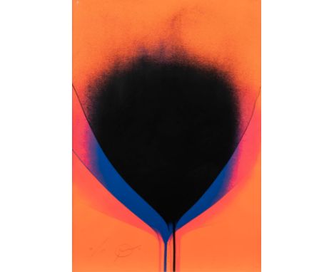 OTTO PIENE1928 Laasphe - 2014 BerlinGOOD FRIDAY (1970) Farbsiebdruck auf leichtem Karton. BM 98 x 69 cm (R. 100,5 x 70,5 cm).