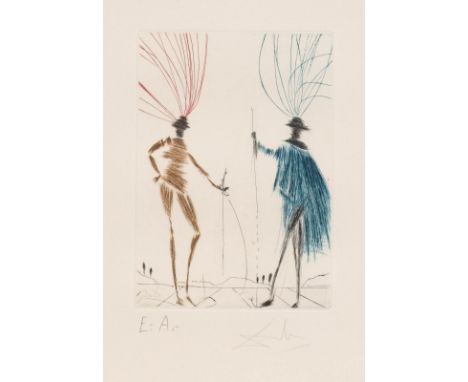 SALVADOR DALÍ1904 Figueres, Girona - 1989 ebenda'THE TWO GENTLEMEN OF VERONA' (1970) Aus: 'Much Ado About Shakespeare' Kaltna
