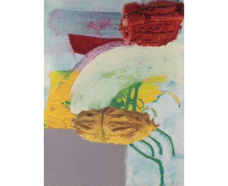 PIA FRIES1955 Beromünster (Schweiz), lebt in DüsseldorfOHNE TITEL (1999) Farboffsetlithografie auf Bütten. BM 65,5 x 50 cm (R