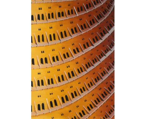ANNETTE VON DER BEY1965 RemscheidOHNE TITEL (TÜRME 1) Gouache auf leichtem Karton. SM 93,5 x 67 cm (R. 122 x 95 cm). Unten li